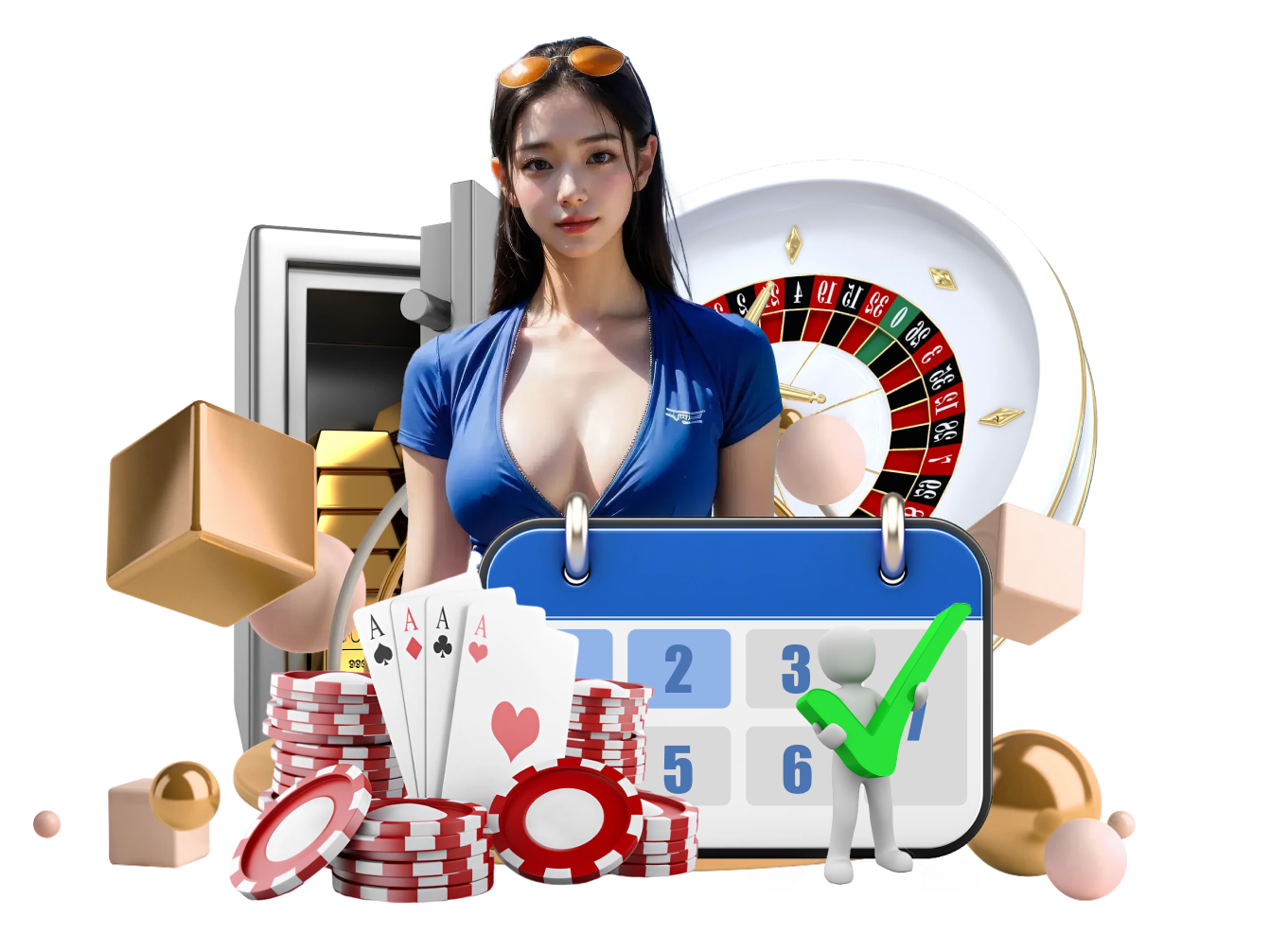 Live dealer studio with multi-camera setup for blackjack and roulette tables